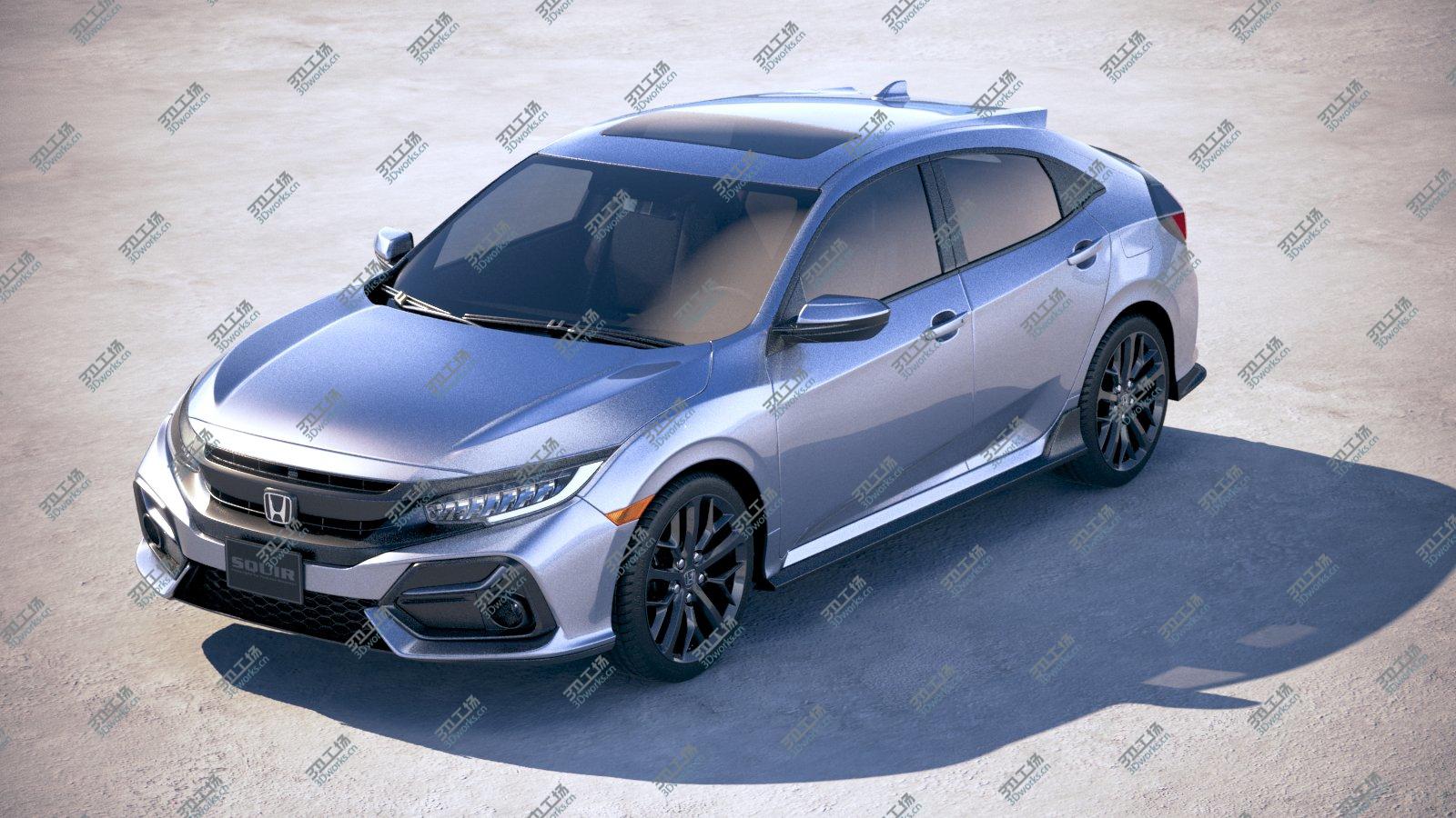 images/goods_img/2021040232/3D model Honda Civic Hatchback 2020/2.jpg